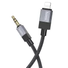 Kábel AUX Jack 3,5 mm (férfi) - Lightning (férfi) Hoco 1 m UPA32A fekete DAC