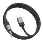 Kábel AUX Jack 3,5 mm (férfi) - Lightning (férfi) Hoco 1 m UPA32A fekete DAC