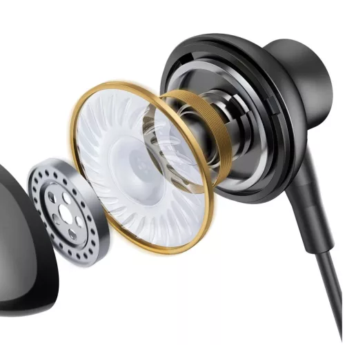 Joyroom TYPE-C Series JR-EC07 USB-C fülhallgató - fekete