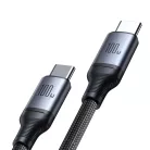 2 az 1-ben kábel Joyroom Speedy sorozat SA21-1T2 USB-C - USB-C / USB-C 1,5m fekete