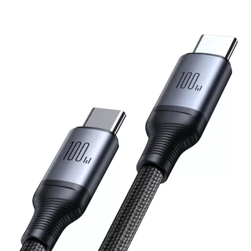 2 az 1-ben kábel Joyroom Speedy sorozat SA21-1T2 USB-C - USB-C / USB-C 1,5m fekete