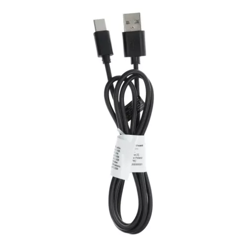 Kábel USB A - Type C 2.0 C366 (csatlakozó hossz: 8mm) 1 m fekete