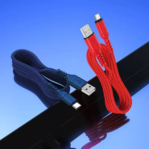 Hoco QC 3A 1 m X59 kék kábel
