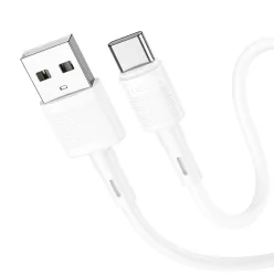USB kábel A - C Hoco 3A 1 m fehér