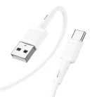 USB kábel A - C Hoco 3A 1 m fehér