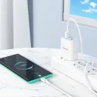 USB kábel A - C Hoco 3A 1 m fehér