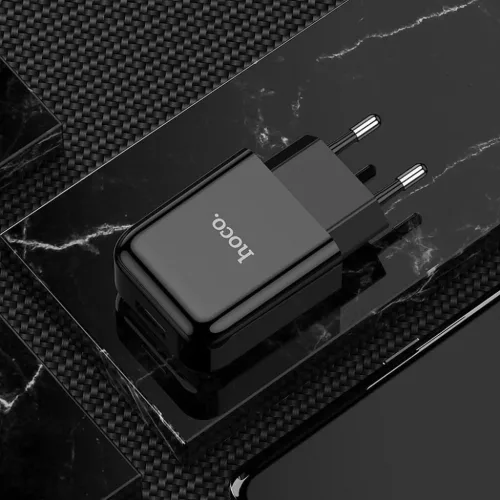 HOCO utazó töltő USB A 2.1A N2 fekete