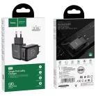 HOCO utazó töltő USB A 2.1A N2 fekete