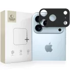 iPhone 17 Pro Fekete Tech-Protect Camalloy Fit+ Kameravédő