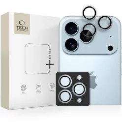   iPhone 14 Pro / Max / 15 Pro / Max / 16 Pro / Max / 17 Pro / Max Tech-Protect Camring Fit+ átlátszó üvegfólia