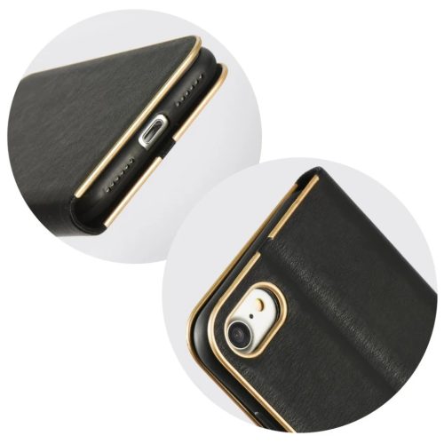 iPhone XS MAX Luna Book fliptok fekete színben