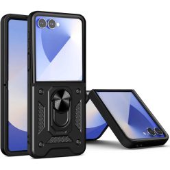 Samsung Galaxy Z Flip7 Techsuit CamShield sorozat Fekete tok