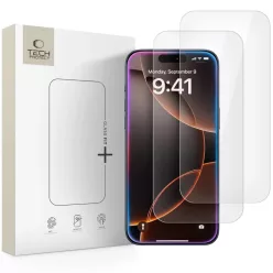   iPhone 17 Air átlátszó Tech-protect Glass Fit+ 2-csomag üvegfólia