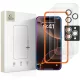 iPhone 16 Pro / 17 Pro Átlátszó Tech-protect Easy Set+ 3-csomagos üvegfólia