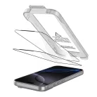 iPhone 17 Pro fekete Tech-Protect Quick Set+ 2-pack üvegfólia