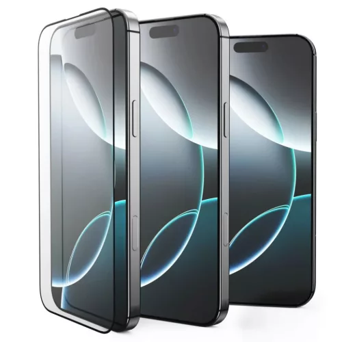 Tech-protect Glass Fit+ 2-pack Samsung Galaxy A16 4G / 5G / A26 5G / A17 4G / 5G fekete üvegfólia