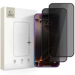   iPhone 16 Pro / 17 / 17 Pro Tech-protect Glass Spy+ 2-db privát üvegfólia