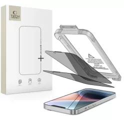   Tech-Protect Quick Set Spy+ 2-pack iPhone 13 / 13 Pro / 14 / 16e /17e Privacy üvegfólia