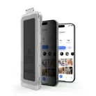 Tech-Protect Quick Set Spy+ 2-pack iPhone 13 / 13 Pro / 14 / 16e /17e Privacy üvegfólia