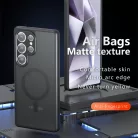 Samsung Galaxy S25 Ultra PureFrost MagSafe Techsuit Fagyos Fekete tok