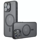 iPhone 13 Pro Max - Techsuit - PureFrost MagSafe - Matt Fekete tok