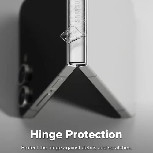 Ringke - Hinge Dual Easy Pro fólia (2 darabos csomag) - Samsung Galaxy Z Flip7 - Átlátszó