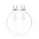 BWOO 100W kábel USB-C - USB-C 1m fehér