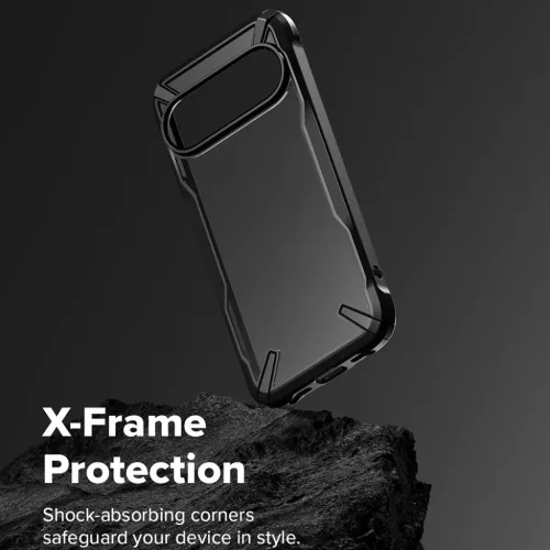 Ringke - Fusion X - Google Pixel 10 / 10 Pro - Fekete tok
