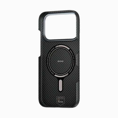 iPhone 17 Pro Max Fekete Benks Magnetic Armor Air Kevlar Metal Frame 600D (0070) tok