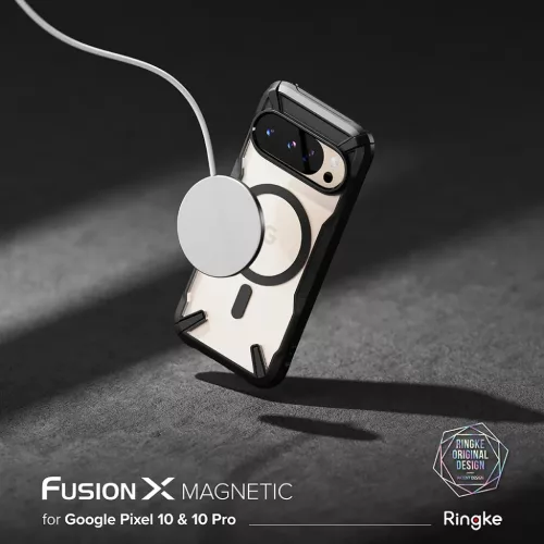 Ringke - Fusion X MagSafe - Google Pixel 10 / 10 Pro - Fekete tok