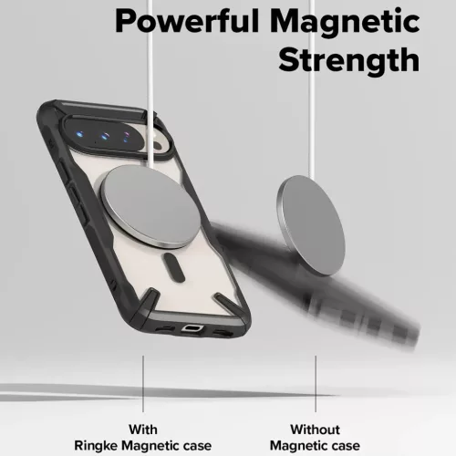 Ringke - Fusion X MagSafe - Google Pixel 10 / 10 Pro - Fekete tok