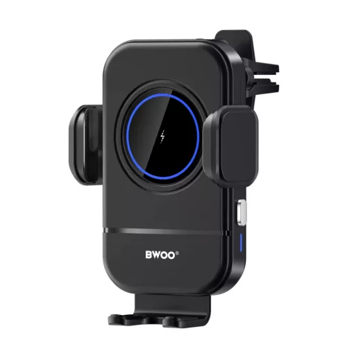 BWOO Automatikus 15W Vezeték Nélküli Töltő Autós Tartó ZJ137