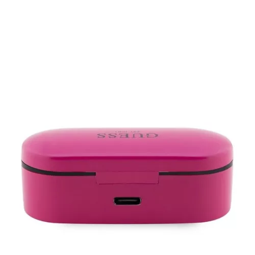 Guess GUTWST31EK TWS Bluetooth fülhallgató + magenta dokkoló állomás