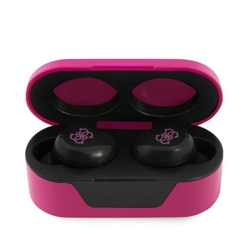 Guess GUTWST31EK TWS Bluetooth fülhallgató + magenta dokkoló állomás