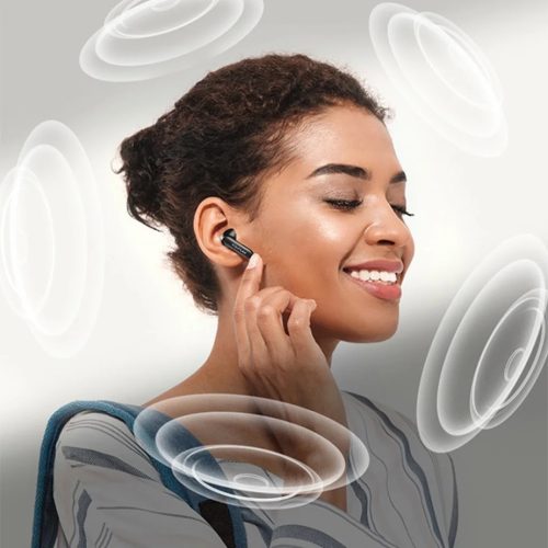AWEI Bluetooth 5.4 TP97TWS fülhallgató + dokkolóállomás fekete