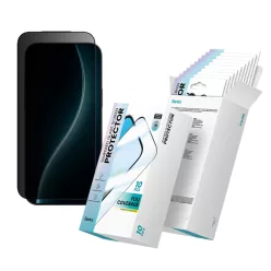  iPhone 17 Pro Max fekete Benks Edzett üveg Air Shield Privacy (TF70) - 10 darab üvegfólia