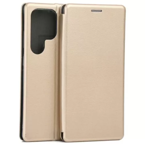 Samsung S25 Ultra arany Beline Fliptok Mágneses tok
