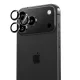 iPhone 17 Pro/17 Pro Max fekete Benks edzett üveg DR zafír lencsevédő kamerára (3 darab lencse) üvegfólia