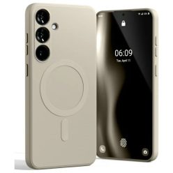   Mercury MagSafe félig szilikon tok Samsung Galaxy S24 FE S721 szürke