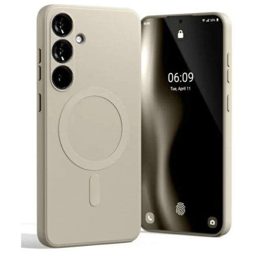 Mercury MagSafe félig szilikon tok Samsung Galaxy S24 FE S721 szürke