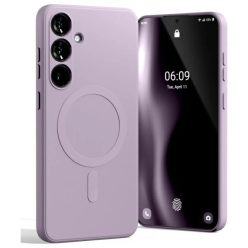 Mercury MagSafe Fél-szilikon Samsung Galaxy S24 FE tok lila