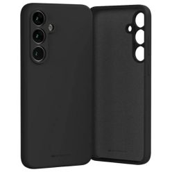 Mercury Silicone Samsung Galaxy S24 FE tok fekete
