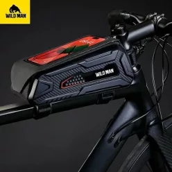   WILDMAN M90 Kerékpártáska/Telefontartó vázra Pannier Fekete