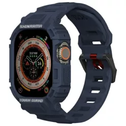   Skinarma Szíj+Tok Mecha 2 az 1-ben Apple Watch 49mm tengerészkék tok