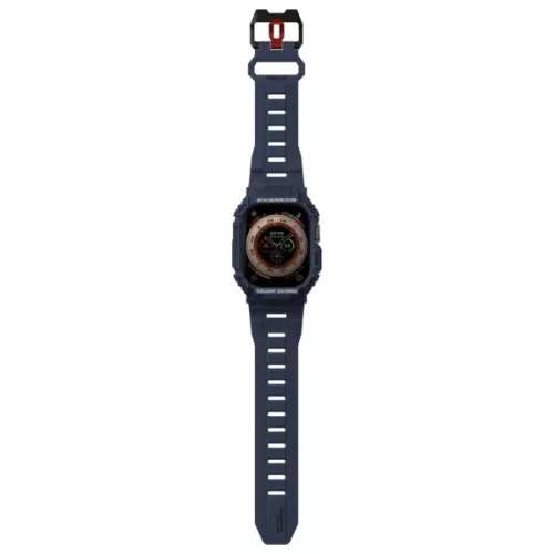 Skinarma Szíj+Tok Mecha 2 az 1-ben Apple Watch 49mm tengerészkék tok