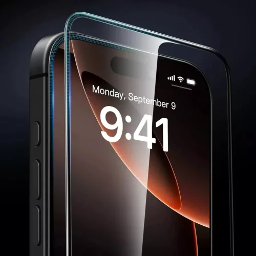 iPhone 17 Pro Átlátszó ESR Armorite Kijelzővédő UltraFit (3 darabos csomag) üvegfólia