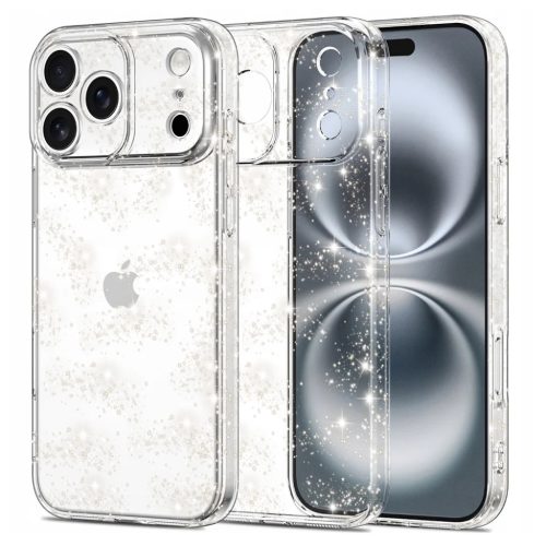 iPhone 17 Pro Max Techsuit SparkleSkin Sorozat Átlátszó tok