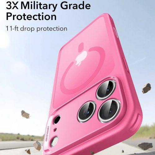 iPhone 17 Pro Max Matt Rózsaszín ESR Klasszikus Hibrid HaloLock tok