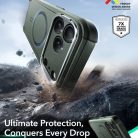 iPhone 17 Pro Max Zöld ESR Cyber Armor Kitámasztós Tok