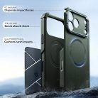 iPhone 17 Pro Max Zöld ESR Cyber Armor Kitámasztós Tok